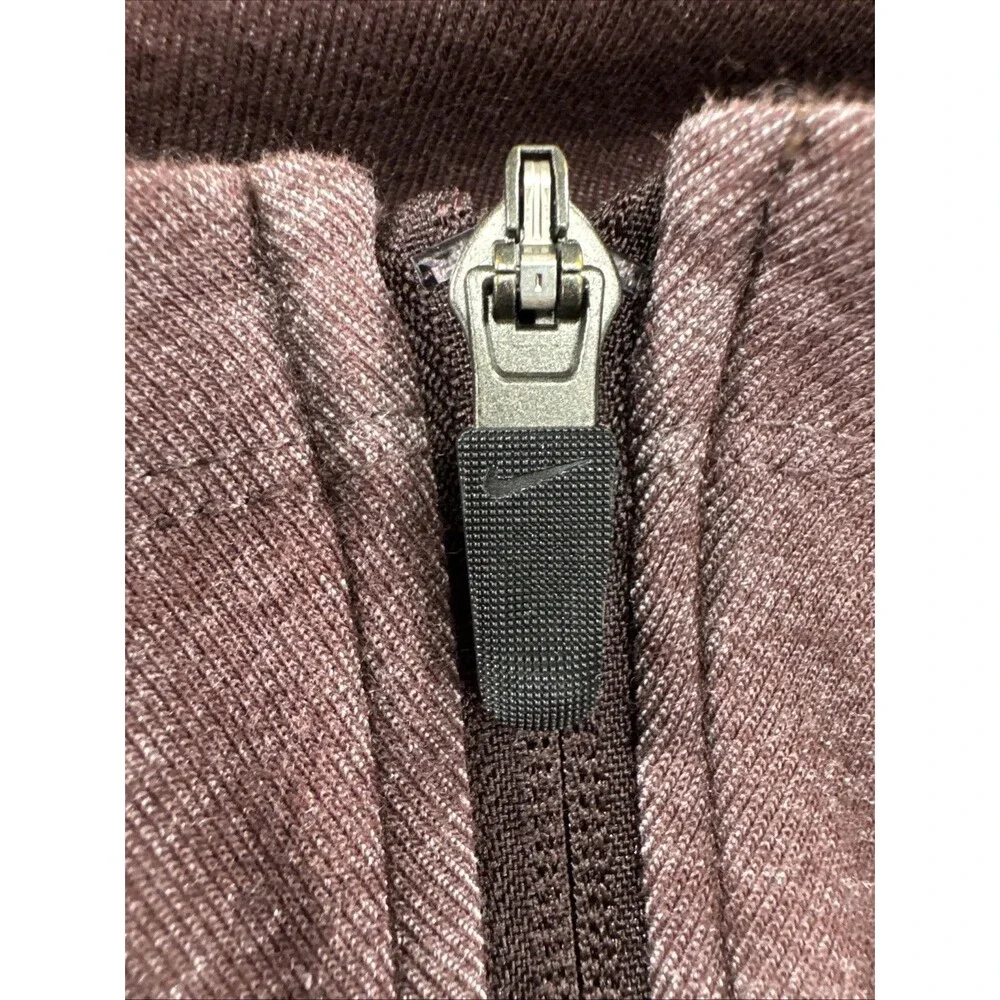 Nike Yoga Dri-FIT Full Zip Hoodie Men’s L Dark Beetroot CU6260-203